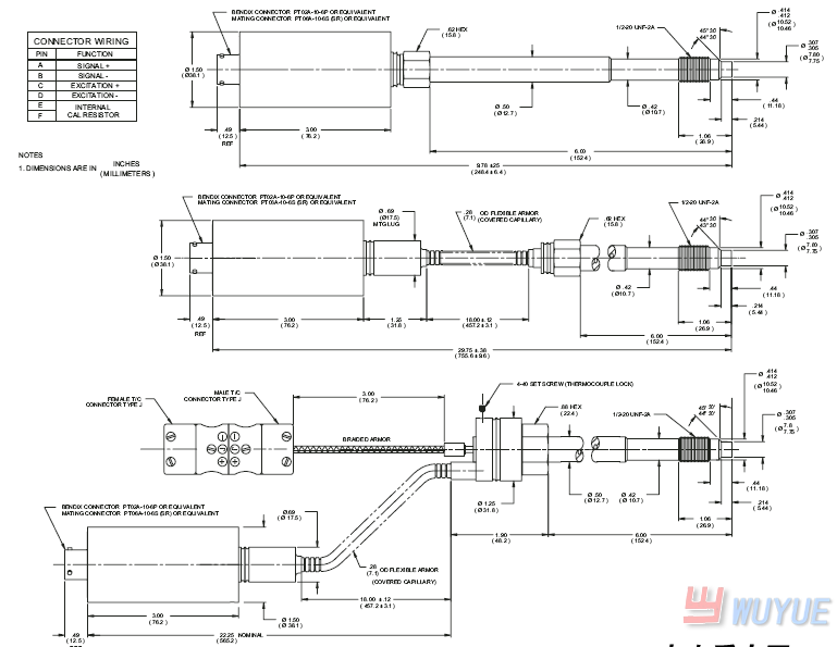 TPT432A高温熔体压力传感器(high temperature melt pressure sensor)